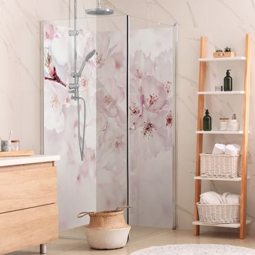 Rivestimento per doccia - Tocco di fiori di ciliegio