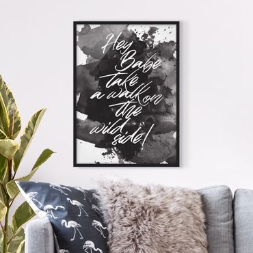 Poster con cornice - Take A Walk On The Wild Side - Verticale 4:3
