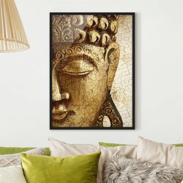 Poster con cornice - Vintage Buddha - Verticale 4:3