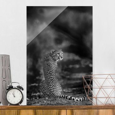 Quadro in vetro - Cheetah In Wildness - Verticale 2:3