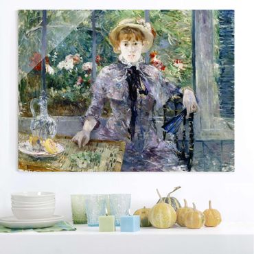 Quadro su vetro - Berthe Morisot - After Luncheon - Orizzontale 4:3