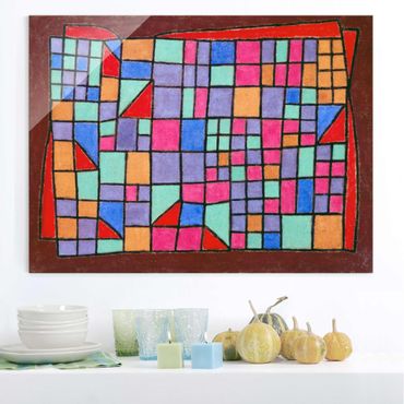 Quadro su vetro - Paul Klee - Facciata di Vetro - Espressionismo - Orizzontale 4:3
