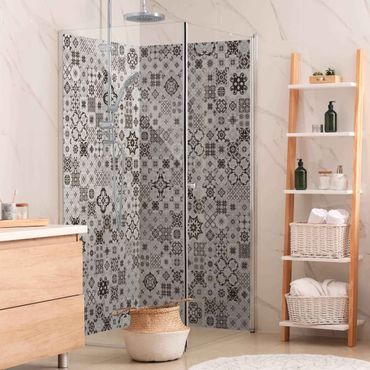 Rivestimento per doccia - Piastrelle in ceramica Agadir in grigio