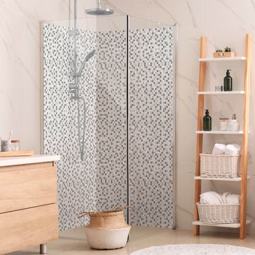 Rivestimento per doccia - Mosaico di piastrelle set invernale