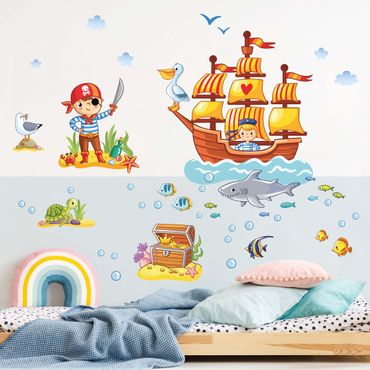 Adesivo murale - Set pirata