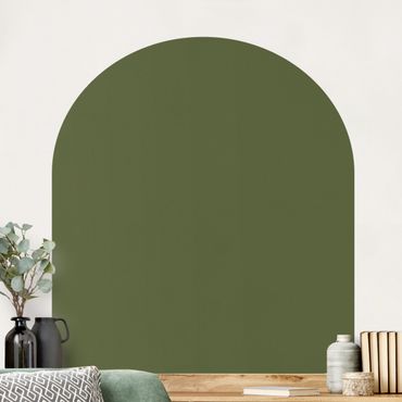 Adesivo murale - Arco rotondo - Verde scuro