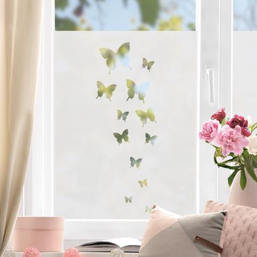 Pellicole per vetri - Decorazione di farfalle II