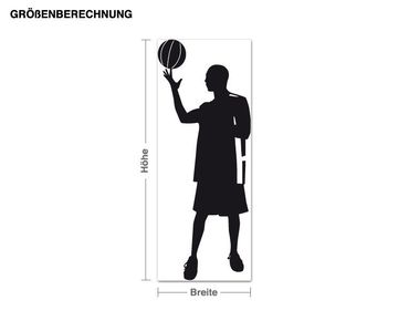 Adesivo murale - Basketballer