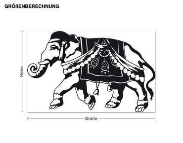 Adesivo murale - elefante indiano