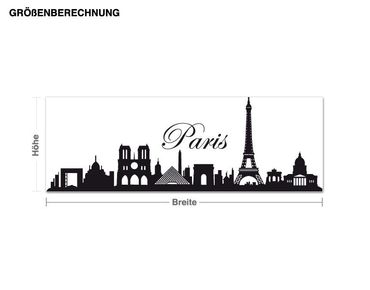 Adesivo murale - Skyline di Parigi