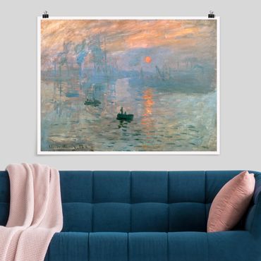 Poster - Claude Monet - Impressione - Orizzontale 3:4