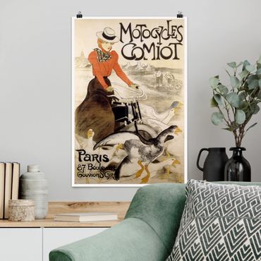 Poster - Théophile Steinlen - Poster Per motore Comiot - Verticale 3:2