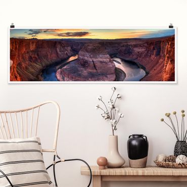 Poster - Colorado River Glen Canyon - Panorama formato orizzontale