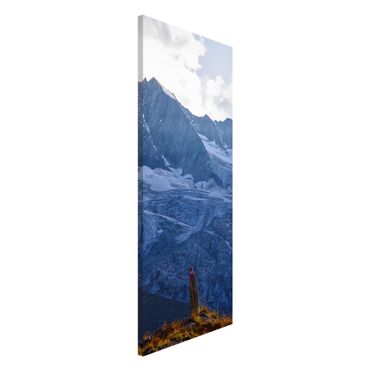 Lavagna magnetica - Sentiero marcato nelle Alpi
