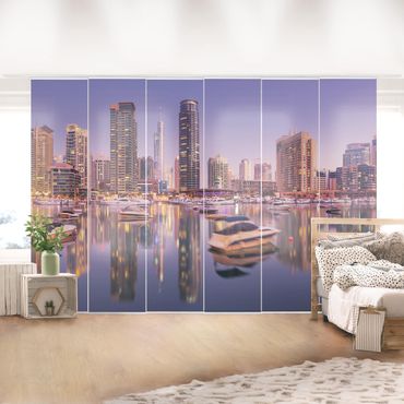 Tende scorrevoli set - Dubai Skyline And Marina