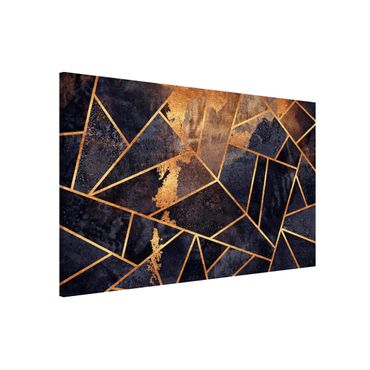 Lavagna magnetica - Onice con oro