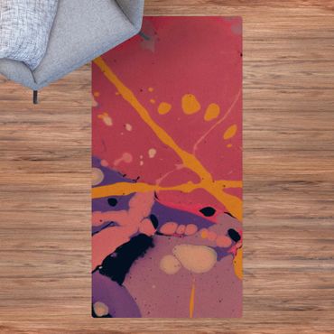 Tappetino di sughero - Paesaggio colorato astratto - Formato verticale 1:2
