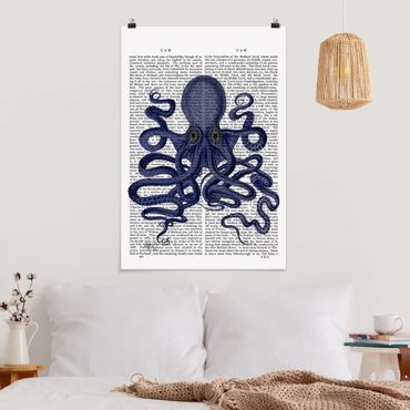 Poster - Reading Animal - Octopus - Verticale 3:2