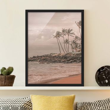 Poster con cornice - Aloha spiaggia alle Hawaii II