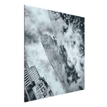 Quadro in alluminio - Facciata de l'Empire State Building