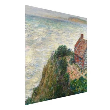 Quadro in alluminio - Claude Monet - Casa del Pescatore a Petit Ailly - Impressionismo