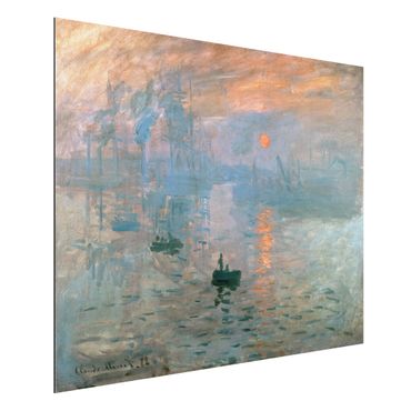 Quadro in alluminio - Claude Monet - Impression (Alba) - Impressionismo
