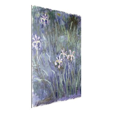 Quadro in alluminio - Claude Monet - Iris - Impressionismo