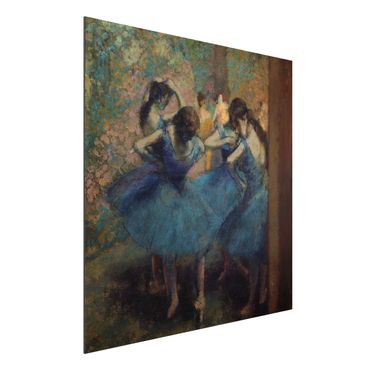 Quadro in alluminio - Edgar Degas - Ballerine in blu - Impressionismo