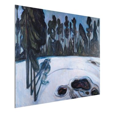 Quadro in alluminio - Edvard Munch - Notte delle Stelle - Espressionismo