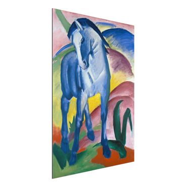 Quadro in alluminio - Franz Marc - Cavallo Blu I - Espressionismo