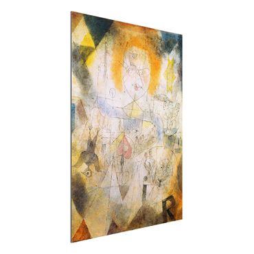 Quadro in alluminio - Paul Klee - Irma Rossa - Espressionismo