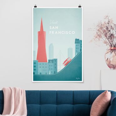 Poster - Poster Travel - San Francisco - Verticale 3:2