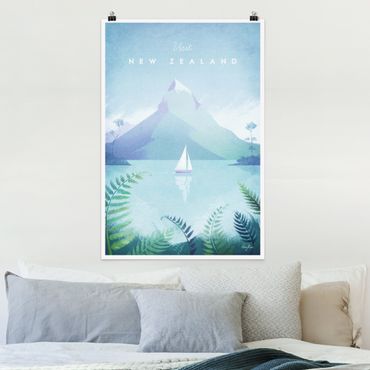 Poster - Poster Viaggi - Nuova Zelanda - Verticale 3:2