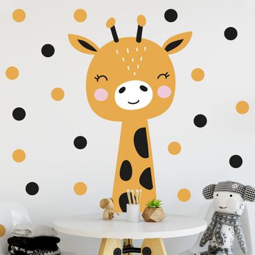 Adesivo murale - Baby Giraffe