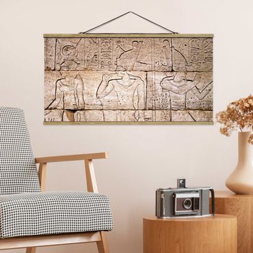 Foto su tessuto da parete con bastone - Egitto sollievo - Orizzontale 1:2