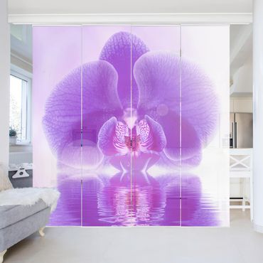 Tende scorrevoli set - Purple Orchid On Water
