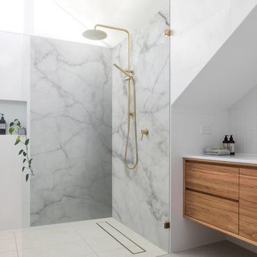 Rivestimento per doccia - Bianco Carrara