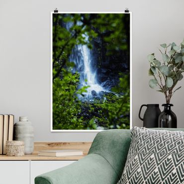 Poster - Vista sulla cascata