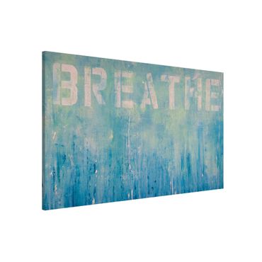Lavagna magnetica - Breathe Street Art - Orizzontale 3:2