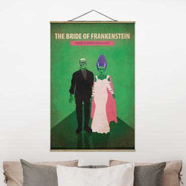 Foto su tessuto da parete con bastone - Poster del film La moglie di Frankenstein - Verticale 3:2