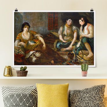 Poster - Eugène Delacroix - Tre donne arabe - Orizzontale 2:3
