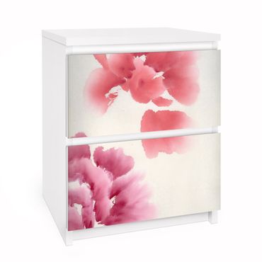 Carta adesiva per mobili IKEA - Malm Cassettiera 2xCassetti - Artistic Flora II