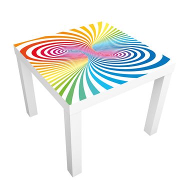 Carta adesiva per mobili IKEA - Lack Tavolino Colour Tornado