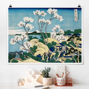Poster - Katsushika Hokusai - La Fuji Di Gotenyama - Orizzontale 3:4