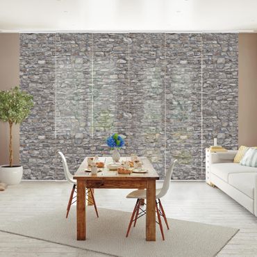 Tende scorrevoli set - Natural Stone Wallpaper Old Stone Wall