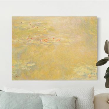 Quadro su tela naturale - Claude Monet - Stagno di ninfee - Formato orizzontale 4:3