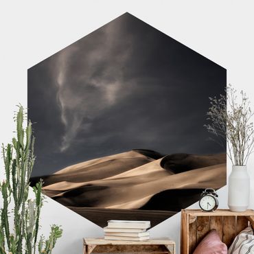 Carta da parati esagonale adesiva con disegni - Dune del Colorado