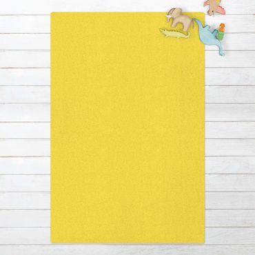 Tappetino di sughero - Colour Lemon Yellow - Formato verticale 2:3