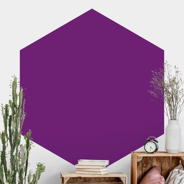Carta da parati esagonale adesiva con disegni - Colour Purple