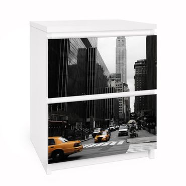 Carta adesiva per mobili IKEA - Malm Cassettiera 2xCassetti - Empire State Building